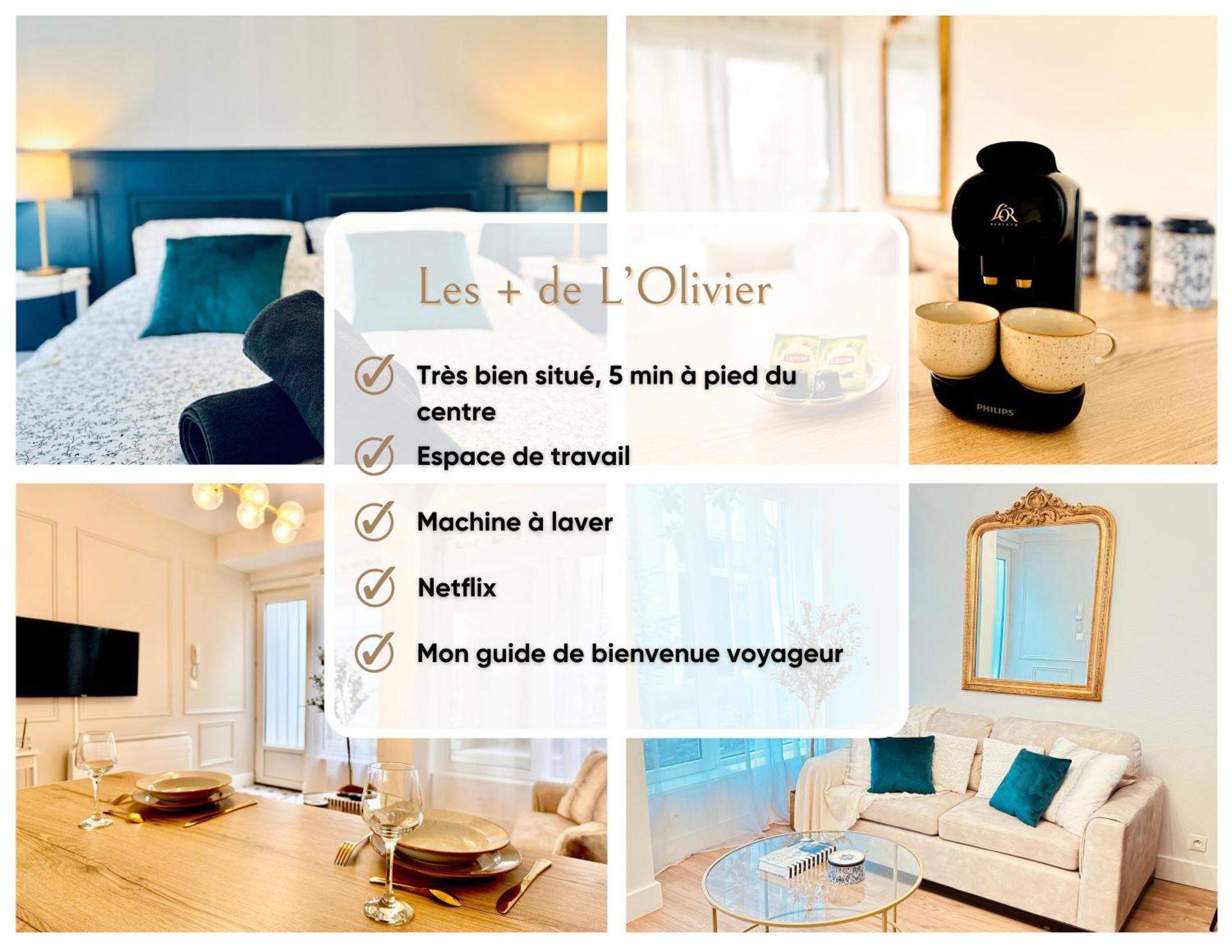 L'Olivier - Netflix - Bureau - Proche Centre Troyes Apartment Екстериор снимка